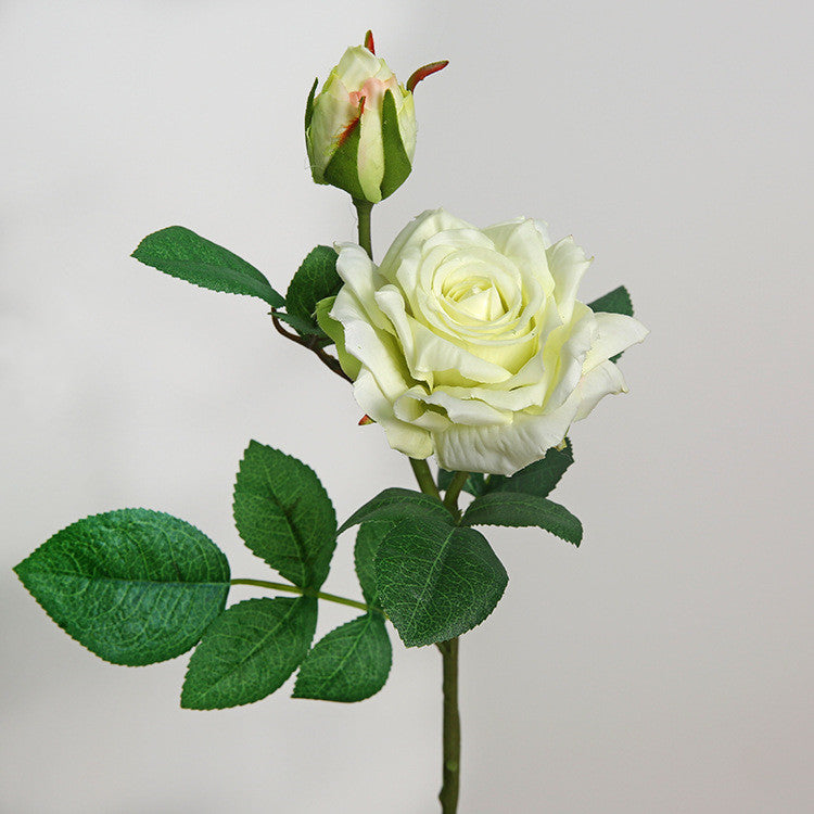 18.5 Inch Artificial Real Touch Rose Spray Branch Bulk Wholesale