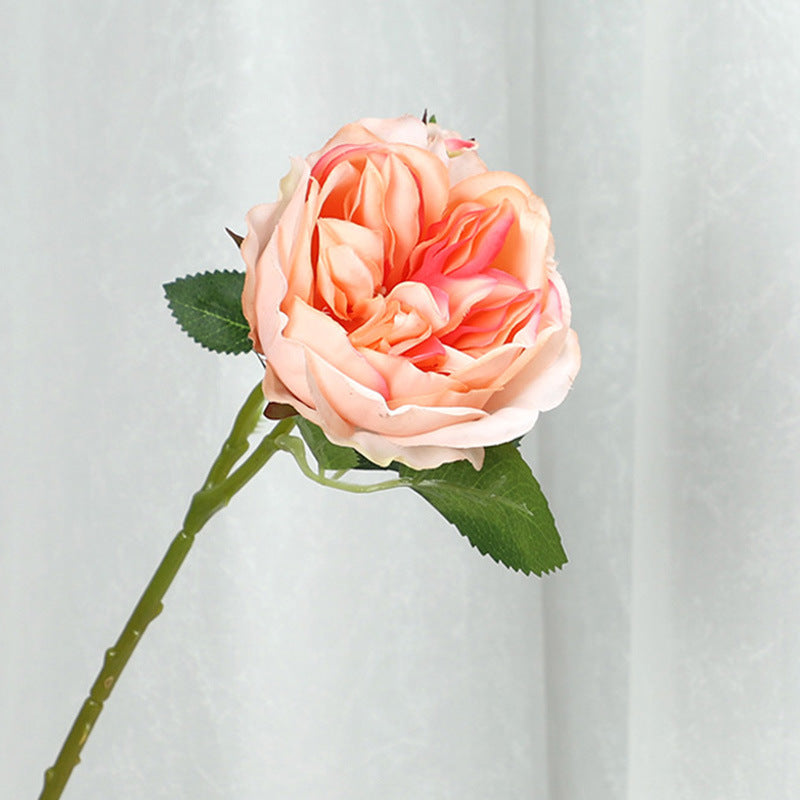 20 Inch Artificial Silk Rose Stems with Buds, 10 Pcs Bulk Wholesale