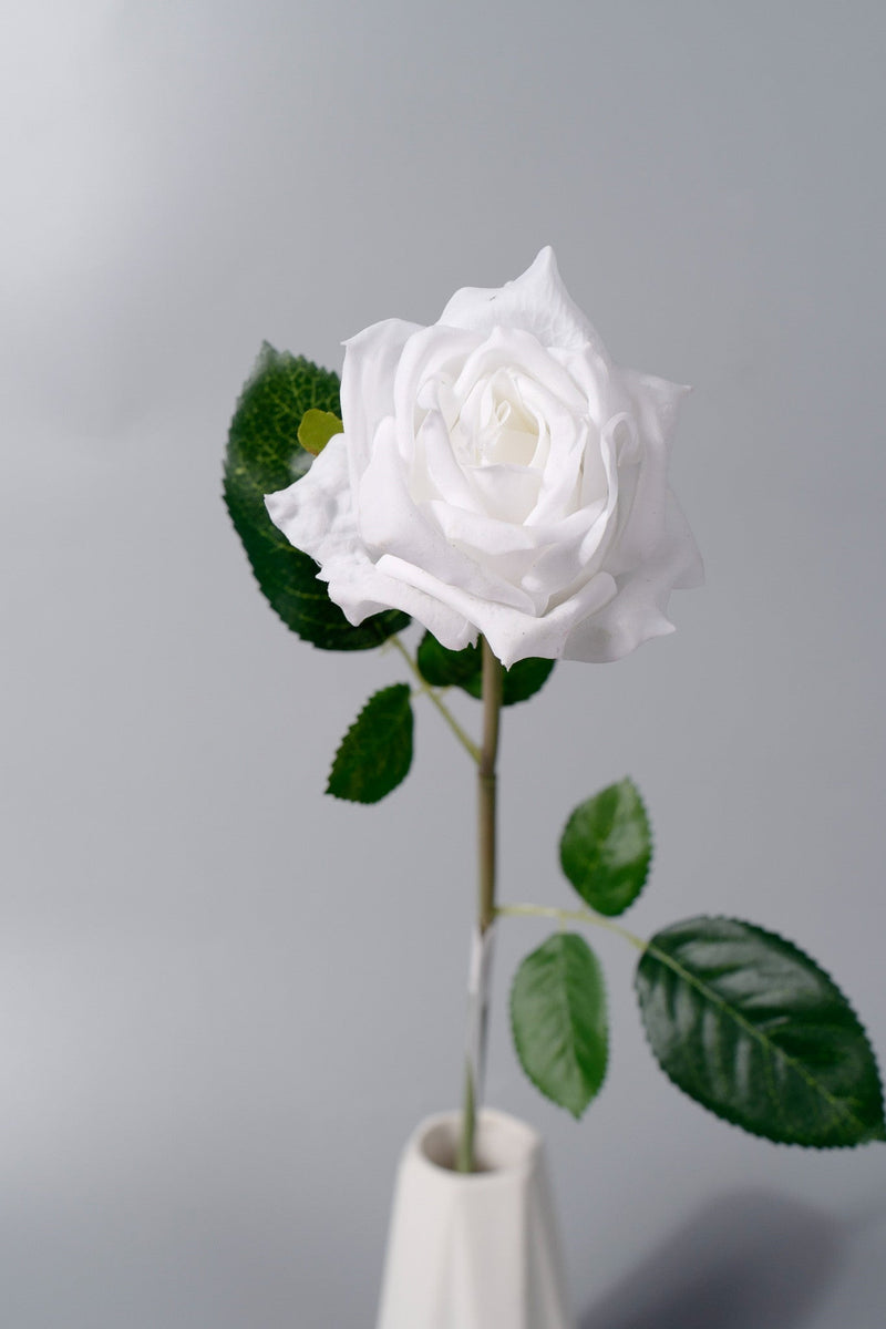 17 Inch Real Touch Silk Rose Stems, 10 Pcs Artificial Flowers Bulk Wholesale