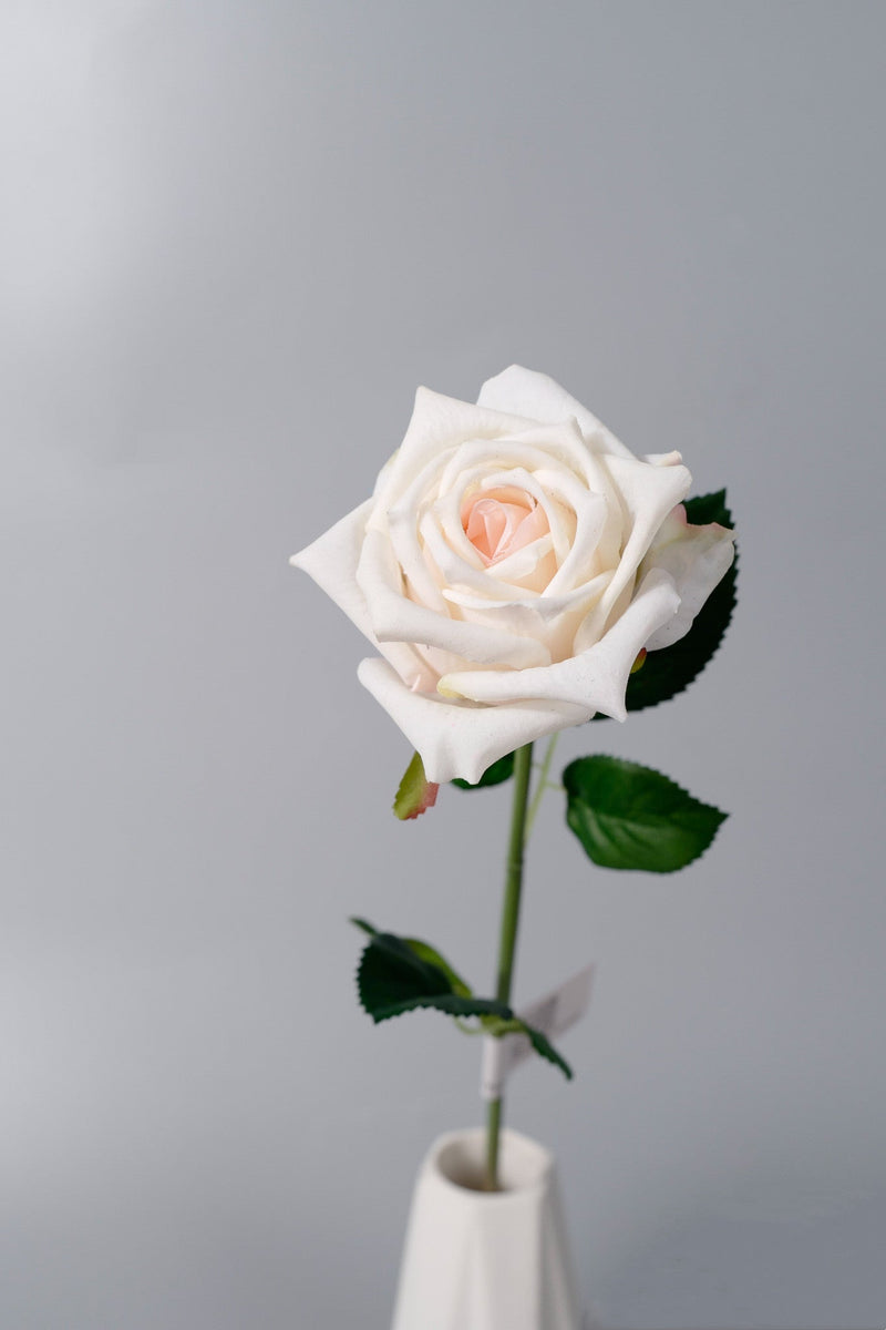 17 Inch Real Touch Silk Rose Stems, 10 Pcs Artificial Flowers Bulk Wholesale