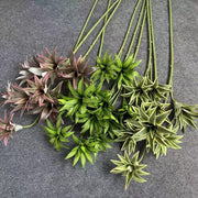 33 Inch Artificial Dracaena Stems Song of India Spray Real Touch 3 Pcs