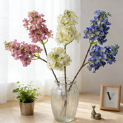 26 Inch Real Touch Lilac Artificial Flower Stem - Lifelike Silk Floral Arrangement for Wedding and Home Decor