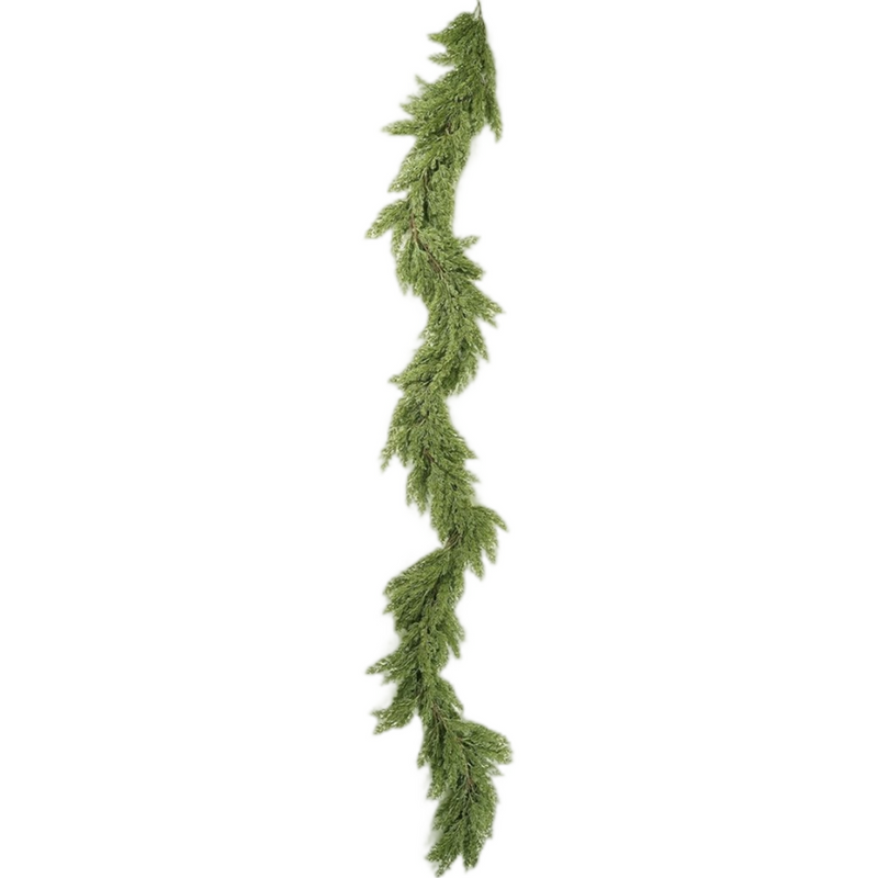 6FT or 9FT Artificial Pine Cypress Garland, Realistic Touch, Bulk Christmas Mantel, Wedding Arch, Wall and Doorway Decor