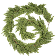 6FT or 9FT Artificial Pine Cypress Garland, Realistic Touch, Bulk Christmas Mantel, Wedding Arch, Wall and Doorway Decor