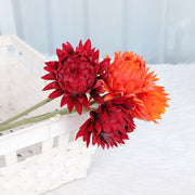 24 Pcs Artificial Silk Artichoke Stems, Autumn Floral Arrangement, Bulk Pack