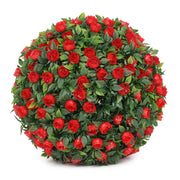 Bulk Artificial Flower Spheres Decorative Balls for Garden Wedding Backyard Balcony Decor