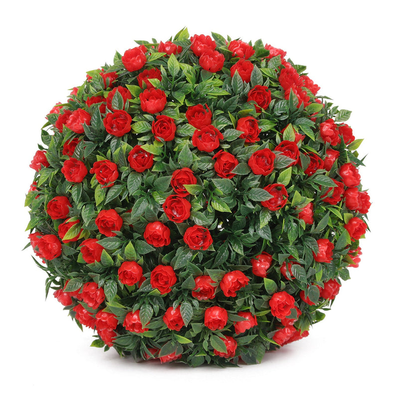 Bulk Artificial Flower Spheres Decorative Balls for Garden Wedding Backyard Balcony Decor