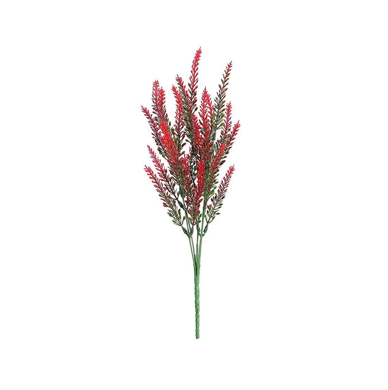 8 Pcs Lavender Artificial Flowers 12 Inch UV Resistant Faux Shrubs Greenery Decor