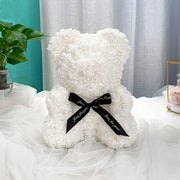 Artificial Foam Rose Bear 1 Pc Romantic Decorative Gift for Valentine's Day