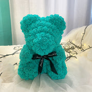 Artificial Foam Rose Bear 1 Pc Romantic Decorative Gift for Valentine's Day