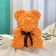 Artificial Foam Rose Bear 1 Pc Romantic Decorative Gift for Valentine's Day