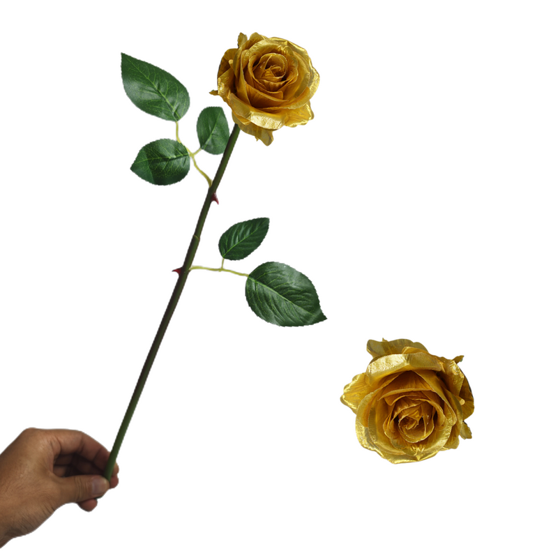 10 Pcs Artificial Silk Rose Stems, 12 Inch, Red, Wholesale Bouquet Flowers