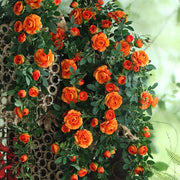 50 Inch Artificial Rose Hanging Flower Garland, 1 Pc, Bulk Wedding Garden Decor