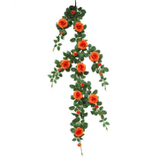 50 Inch Artificial Rose Hanging Flower Garland, 1 Pc, Bulk Wedding Garden Decor