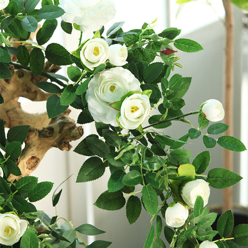 50 Inch Artificial Rose Hanging Flower Garland, 1 Pc, Bulk Wedding Garden Decor
