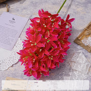 Fuchsia Pink Silk Artificial Flowers Bulk Collection for Decor, Multiple Stems