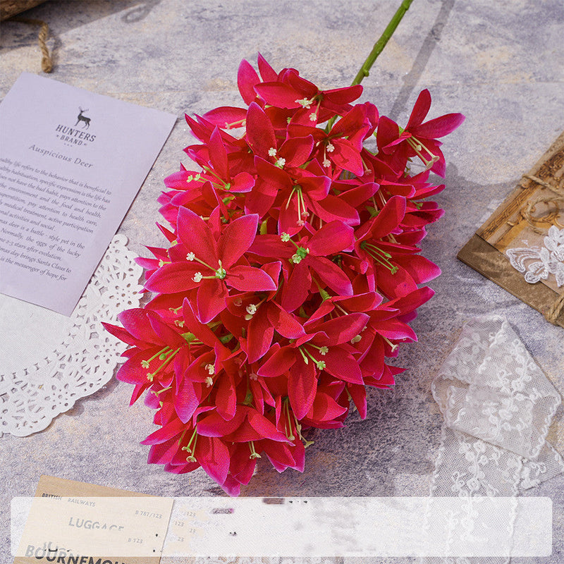 Fuchsia Pink Silk Artificial Flowers Bulk Collection for Decor, Multiple Stems