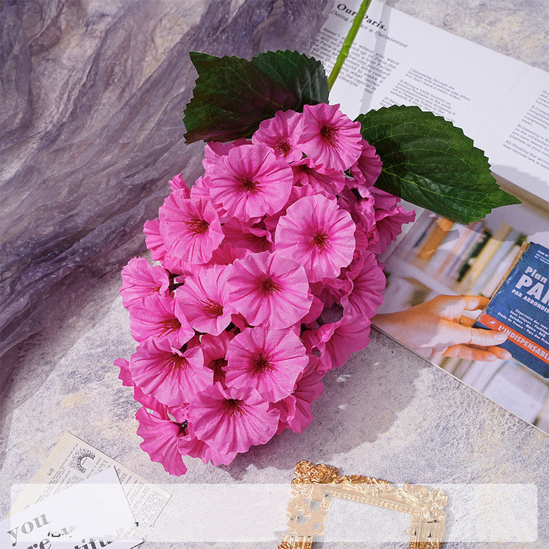 Fuchsia Pink Silk Artificial Flowers Bulk Collection for Decor, Multiple Stems