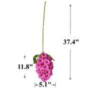 Fuchsia Pink Silk Artificial Flowers Bulk Collection for Decor, Multiple Stems