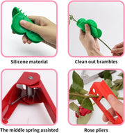 Rose Thorn Remover Kit 1 Pc Silicone Stripper Tool for Bulk Rose Thorn Removal