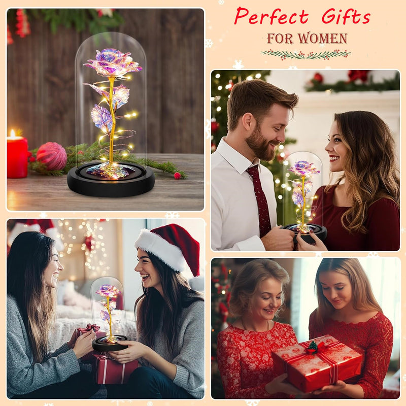 Artificial Silk Rose Bouquet 12 Inch 10 Stems Red Valentine's Day Gift for Women