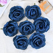 7 Pcs Avalanche Rose Silk Flower Heads for DIY Crafts Artificial Flowers Bulk