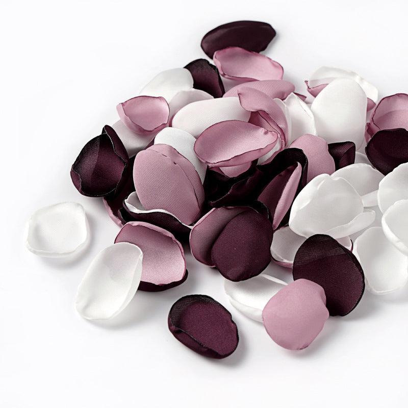 200 Pcs Silk Rose Flower Petals Confetti Bulk Wedding Flower Girl Toss Artificial