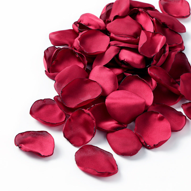 200 Pcs Silk Rose Flower Petals Confetti Bulk Wedding Flower Girl Toss Artificial