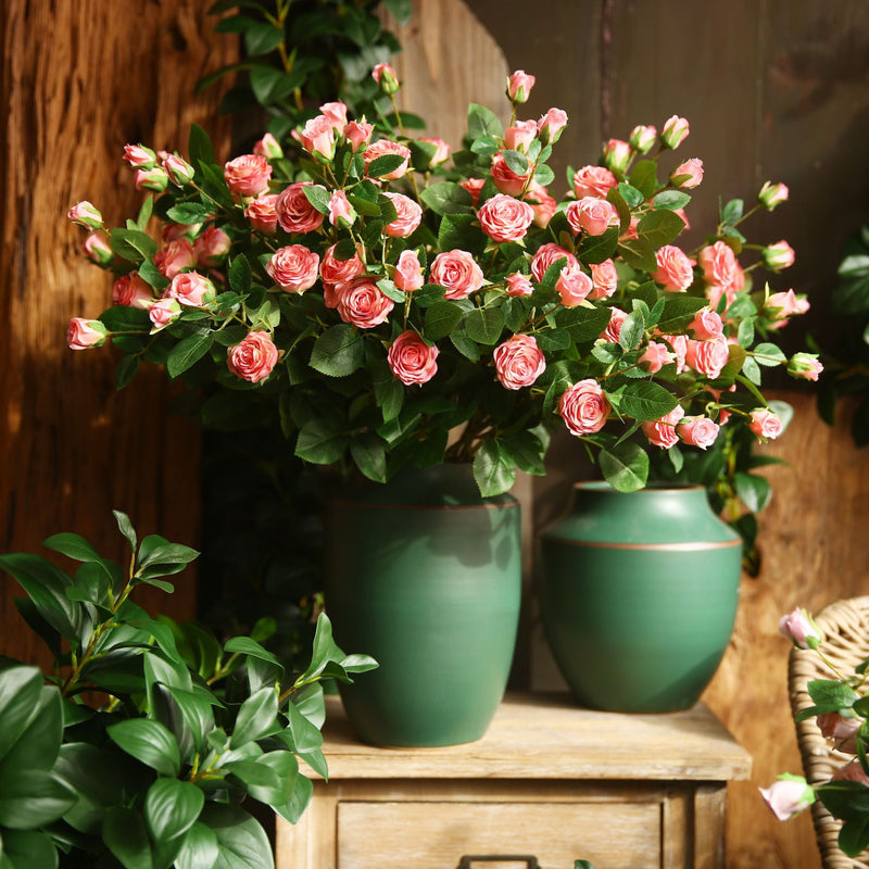 31 Inch Silk Rose Spray Stems Bulk 10 Pcs Artificial Spring Flowers for Floral Arrangements