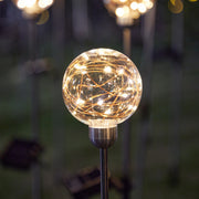 Round Ball LED Solar Garden Lamp Insert, Bulk Decorative Outdoor Lighting, Energy Efficient
