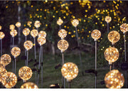 Round Ball LED Solar Garden Lamp Insert, Bulk Decorative Outdoor Lighting, Energy Efficient