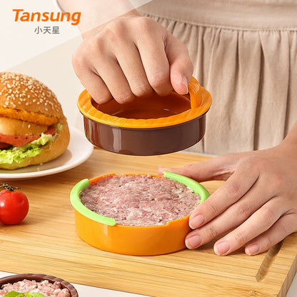 Round Hamburger Press Patty Maker - Kitchen Burger Patty Tool