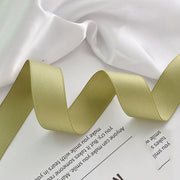 39 Inch Sage Green Handmade Fringe Chiffon Silk Ribbon for Wedding Crafts Bulk Quantity