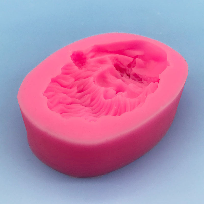 Holiday Santa Hat Cookie Cutters - Food-Grade Plastic Baking Molds for Christmas Cookies, Kids' Baking Crafts & Party Favors