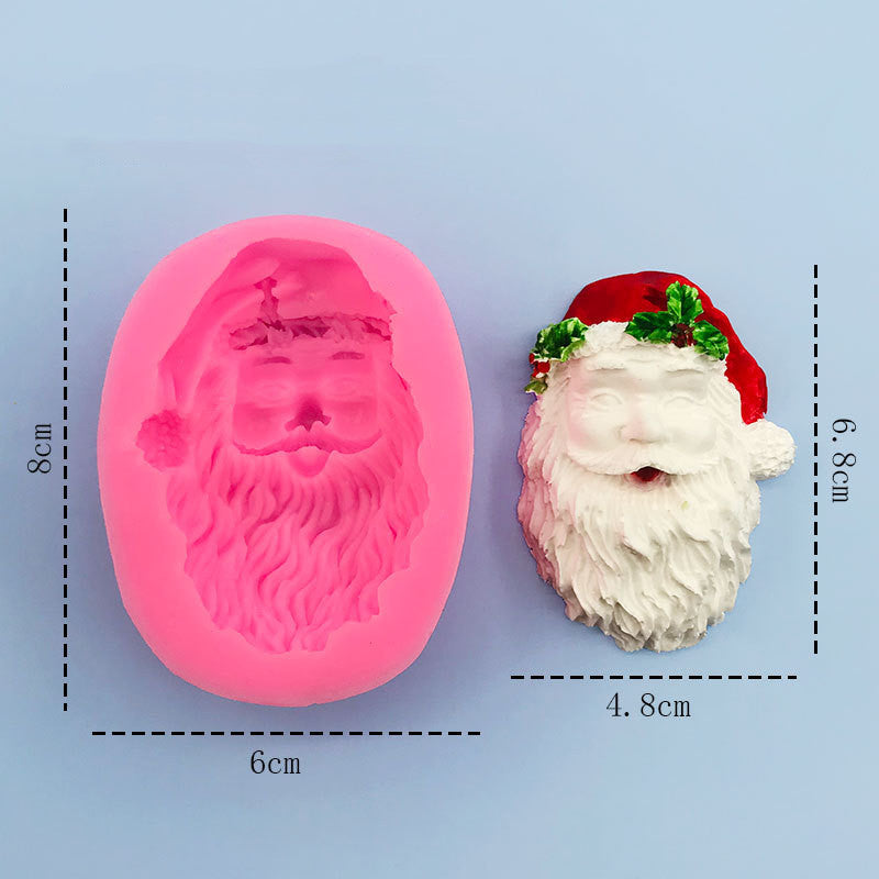 Holiday Santa Hat Cookie Cutters - Food-Grade Plastic Baking Molds for Christmas Cookies, Kids' Baking Crafts & Party Favors