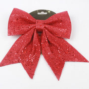2 Pcs Sequin Wreath Bows Christmas Decorative Hanging Ornaments