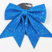 2 Pcs Sequin Wreath Bows Christmas Decorative Hanging Ornaments