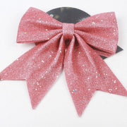 2 Pcs Sequin Wreath Bows Christmas Decorative Hanging Ornaments