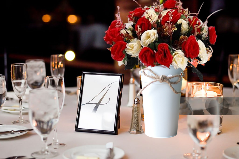 3 Pcs Artificial Flower Arrangements in Pots Bulk Set for Wedding Party Decor