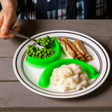 Silicone Food Plate Divider Set (2 Pieces)