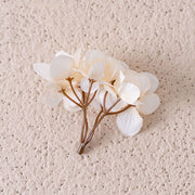 5 Pcs Artificial Hydrangea Flower Heads Clusters for Crafts Wall Panels Boutonniere