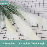33 Inch Artificial Reed Grass 10 Pcs Faux Pampas Grass Bulk Outdoor Plants
