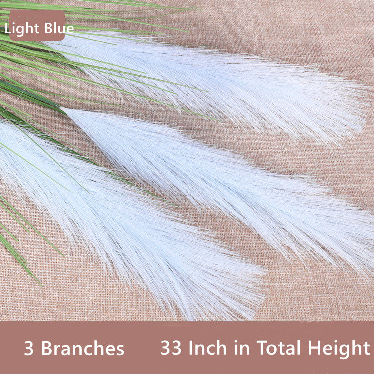 33 Inch Artificial Reed Grass 10 Pcs Faux Pampas Grass Bulk Outdoor Plants