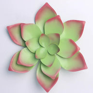 10.6 Inch Artificial Succulent Wall Decor - 3D Hanging Plant Arrangement for Home, Living Room & Office Decoration