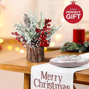 Mini Artificial Christmas Tree Decorations, Small Tabletop, Bulk Quantity, Holiday Decor