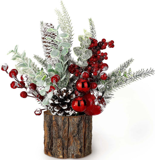 Mini Artificial Christmas Tree Decorations, Small Tabletop, Bulk Quantity, Holiday Decor