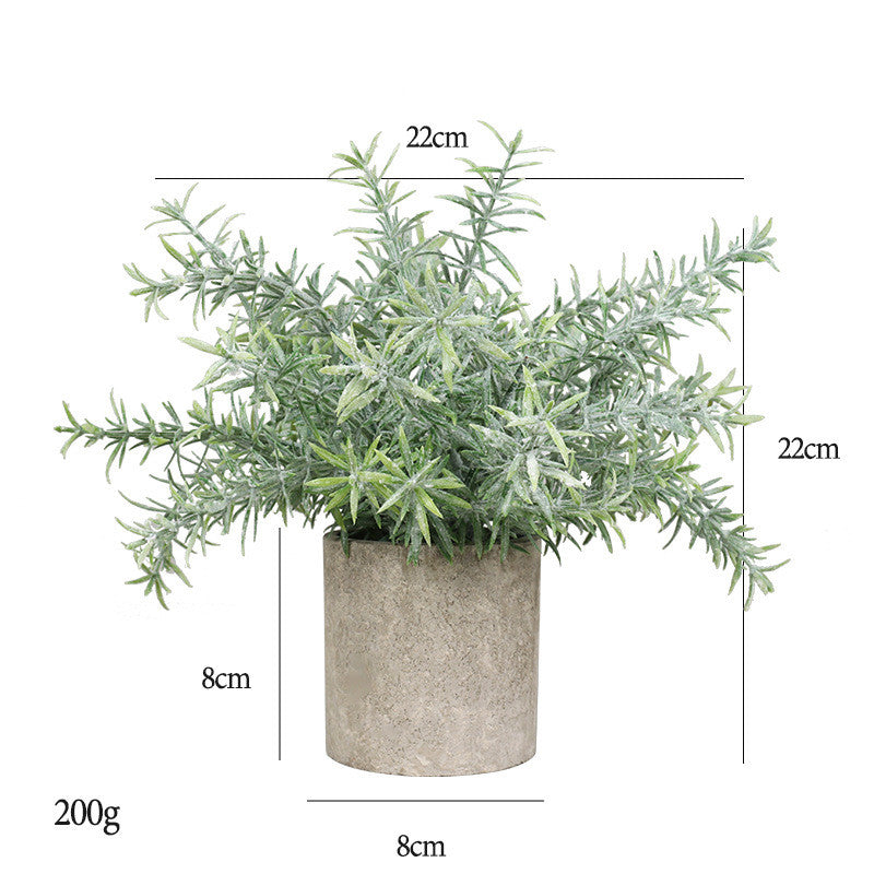 7 Inch Artificial Eucalyptus Plants 6 Pcs Mini Potted Greenery in Vase