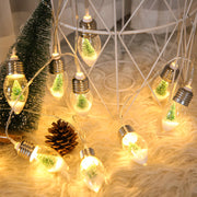 9.8FT Pre-lit Artificial Cedar Christmas Garland with Snow Effect and LED Lights, Bulk String