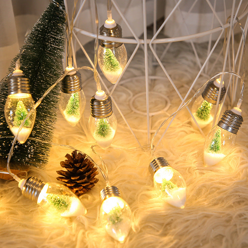 9.8FT Pre-lit Artificial Cedar Christmas Garland with Snow Effect and LED Lights, Bulk String