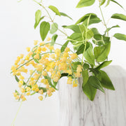7 Pcs Artificial Lily of the Valley Flowers, Real Touch Soft Silk Stems for Centerpiece Decor